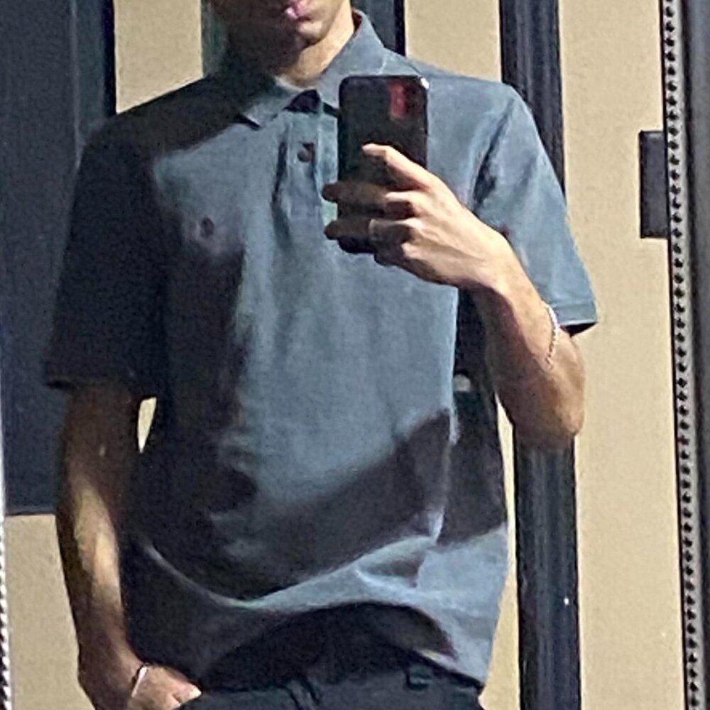 Vintage Izod Grey Polo Shirt #poloshirt #poloassn #Izod #george - Picture 5 of 8